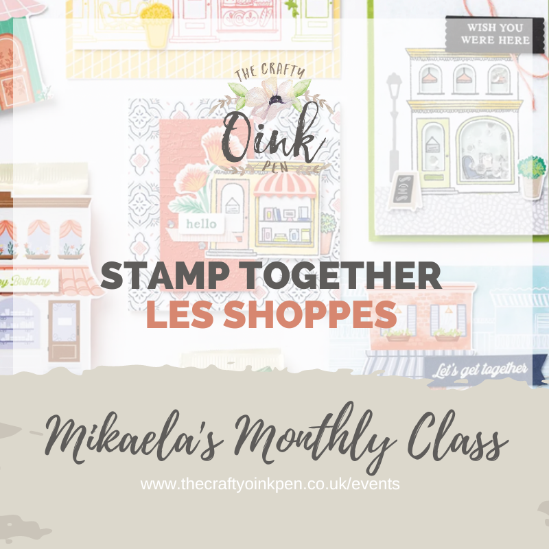 Les Shoppes Papercraft Class by The Crafty Oink Pen