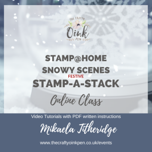 Virtual Festive Stamp-a-Stack using Snowy Scenes by The Crafty oINK Pen
