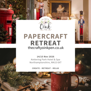 Overnight Retreat Papercraft Event held at Kettering Park Hotel & Spa by The Crafty oINK Pen. Using Stampin' Up! Products
